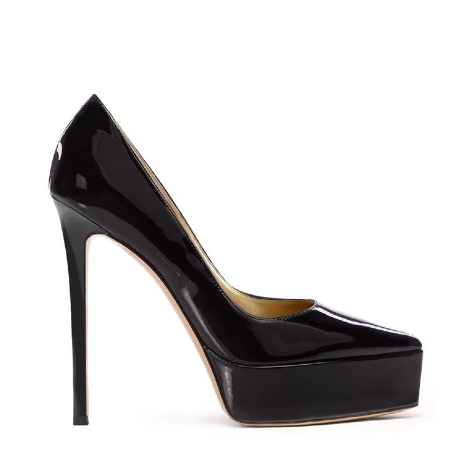 Donna SHARLENE CALZATURE Decollete-Black Patent Leather Decollete - Cod. 37761