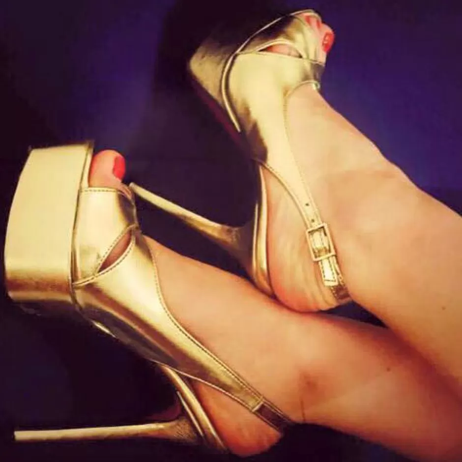 Donna SHARLENE CALZATURE Decollete-Decollete Slingback Pelle Platino – Cod. 13769