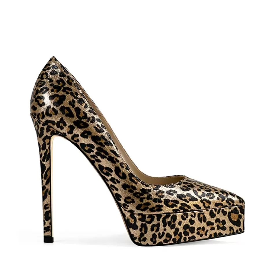 Donna SHARLENE CALZATURE Decollete-Laminated Speckled Decollete - Cod. 39613