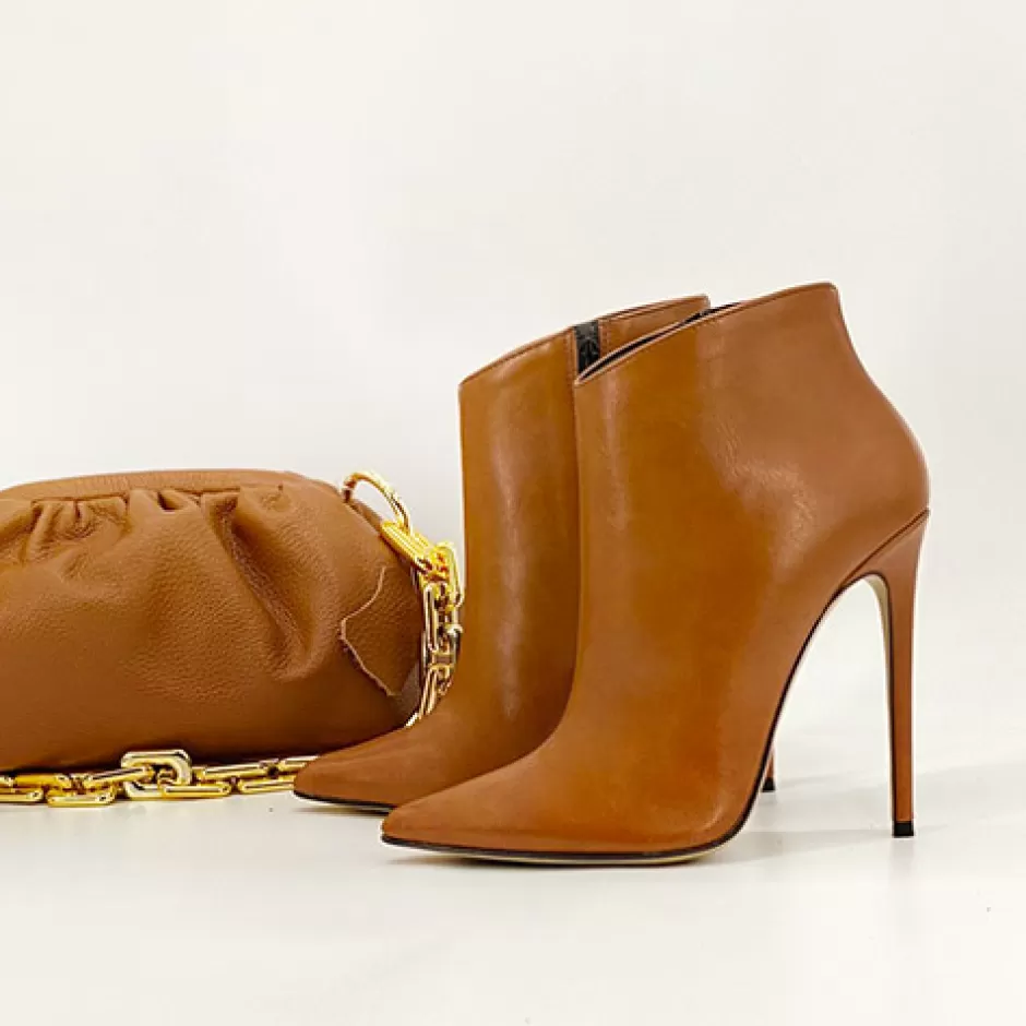 Donna SHARLENE CALZATURE Tronchetti-Leather Ankle Boot - Cod. 34766