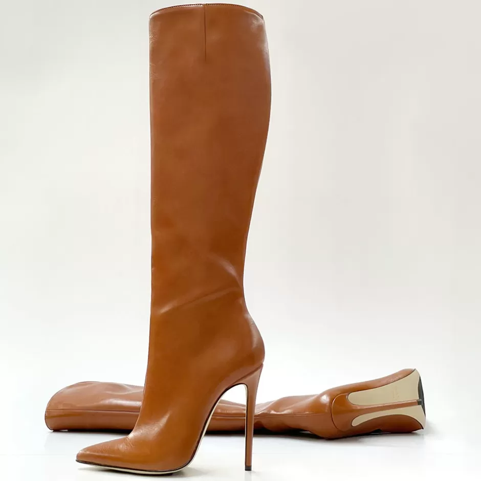 Donna SHARLENE CALZATURE Stivali-Leather Boot - Cod. 24767