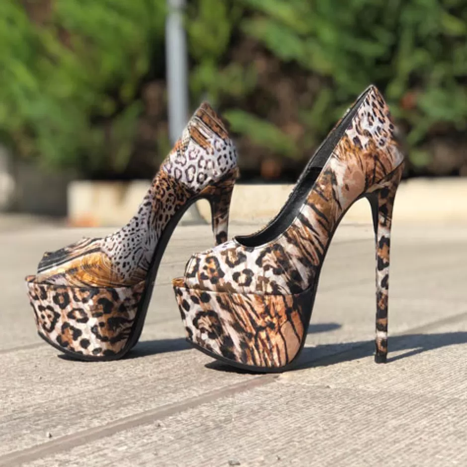 Donna SHARLENE CALZATURE Decollete-Maculate Satin Spunted Tennis - Cod. 25712