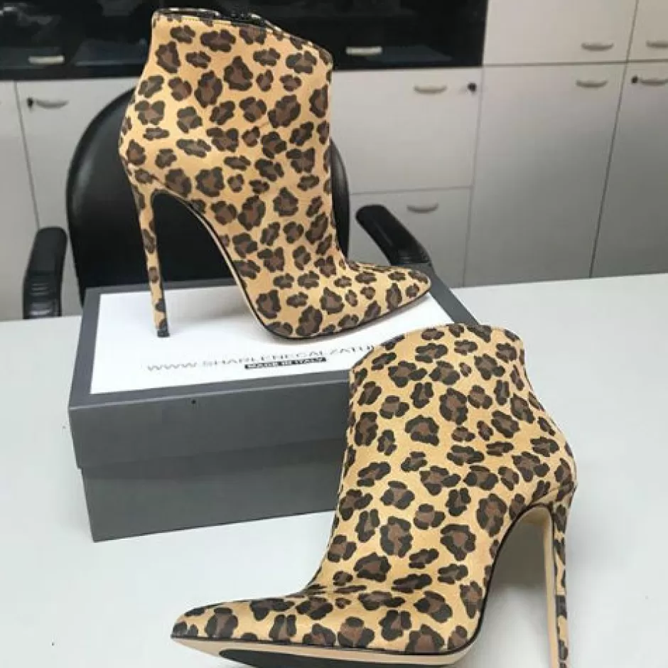 Donna SHARLENE CALZATURE Tronchetti-Spotted Suede Ankle Boot - Cod. 22327