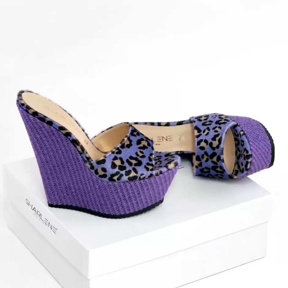 Donna SHARLENE CALZATURE Zeppe-Wisteria/ Rope Spotted Sabot Wedge - Code 33434