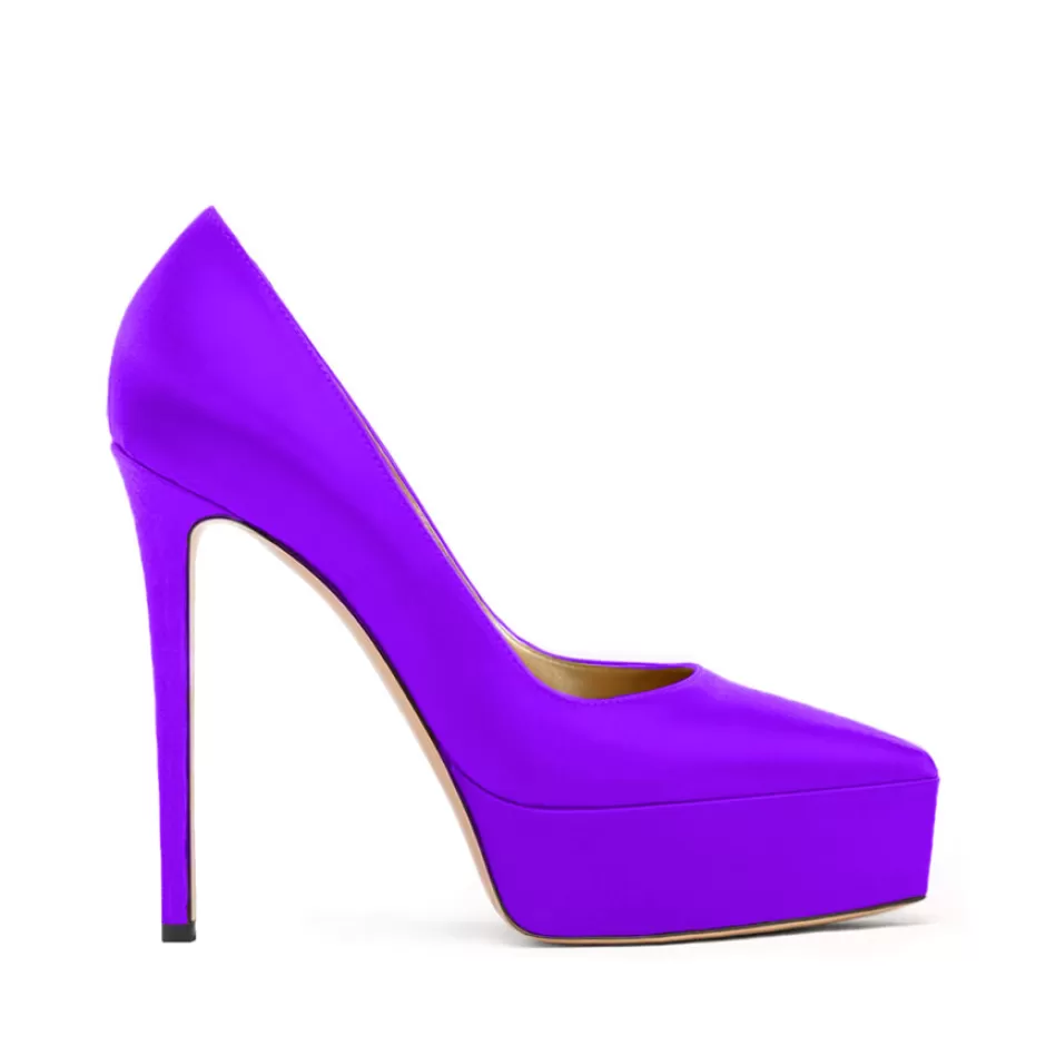 Donna SHARLENE CALZATURE Decollete-Wisteria Satin Decollete - Cod. 37785