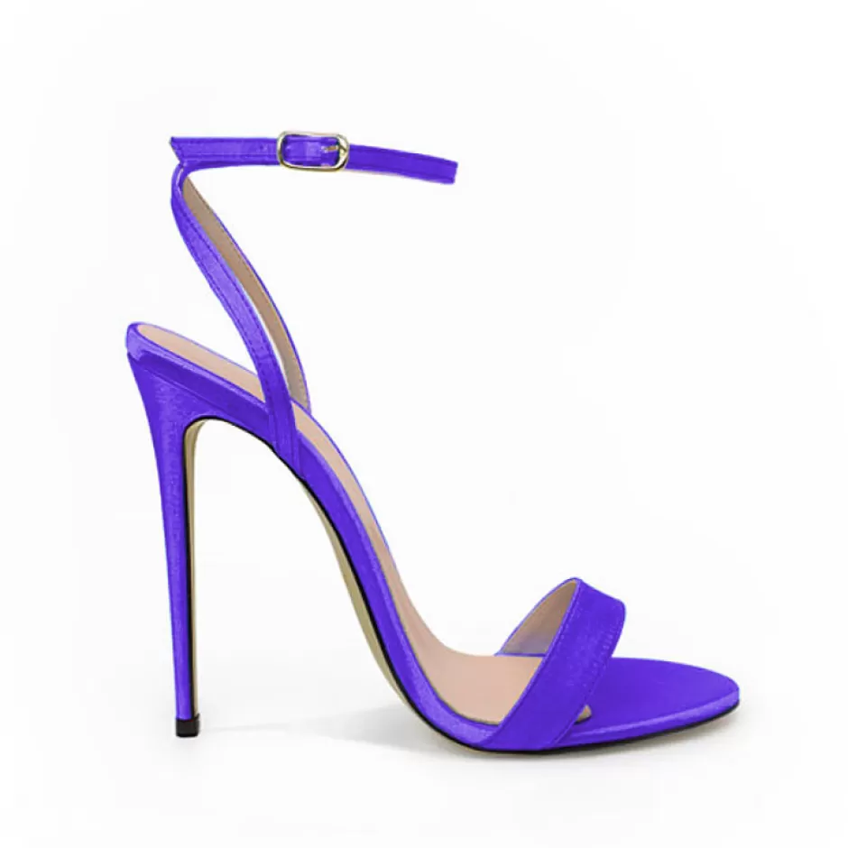 Donna SHARLENE CALZATURE Sandali-Wisteria Satin Lace-Up Sandal - Cod. 31660