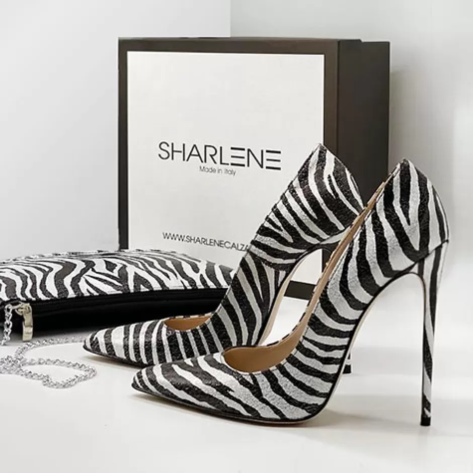 Donna SHARLENE CALZATURE Decollete-Zebra Print Pump - Cod. 29799